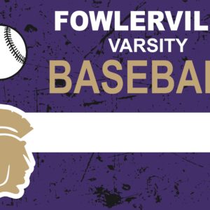 Fowlerville Varsity Baseball Yard Sign