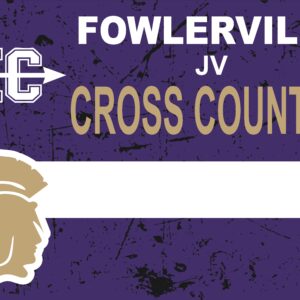 Fowlerville JV Cross Country Yard Sign