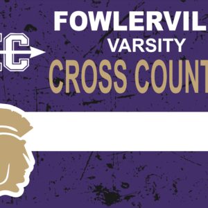 Fowlerville Varsity Cross Country Yard Sign