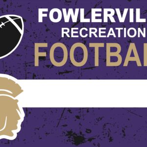 Fowlerville Recreation Football Yard Sign
