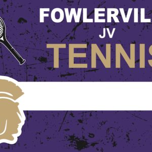 Fowlerville JV Tennis Yard Sign