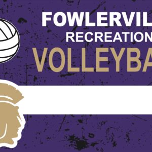 Fowlerville Recreation Volleyball Yard Sign