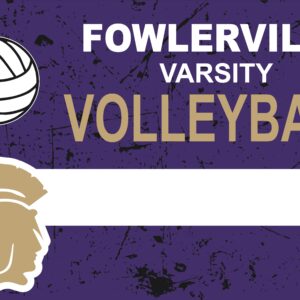 Fowlerville Varsity Volleyball Yard Sign